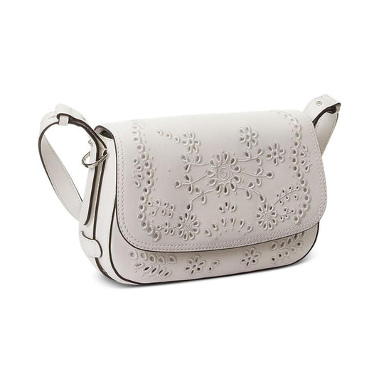 Maddy Eyelet Leather Small Shoulder Bag