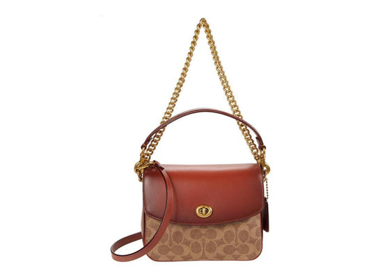 Coated Canvas Signature Cassie Crossbody 19