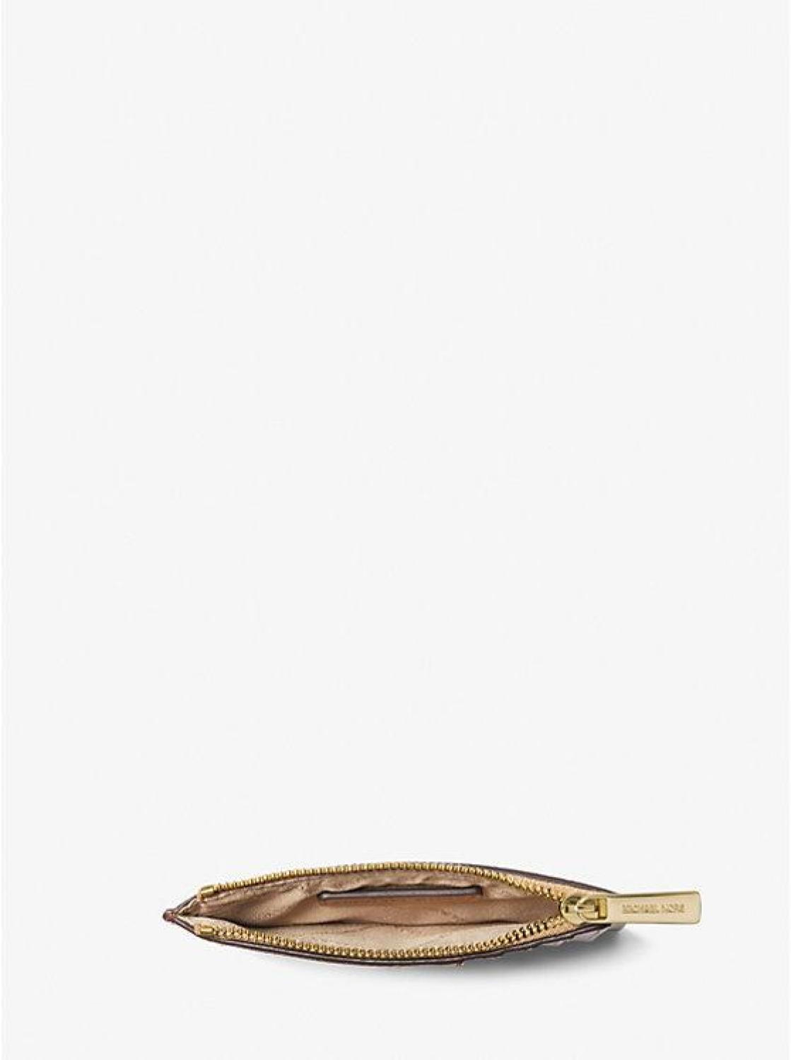 Jet Set Travel Medium Two-Tone Leather Card Case