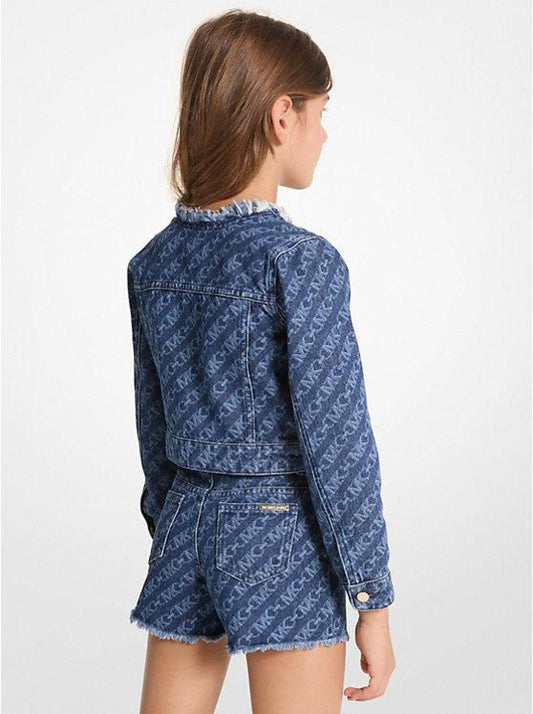 Empire Logo Print Denim Jacket