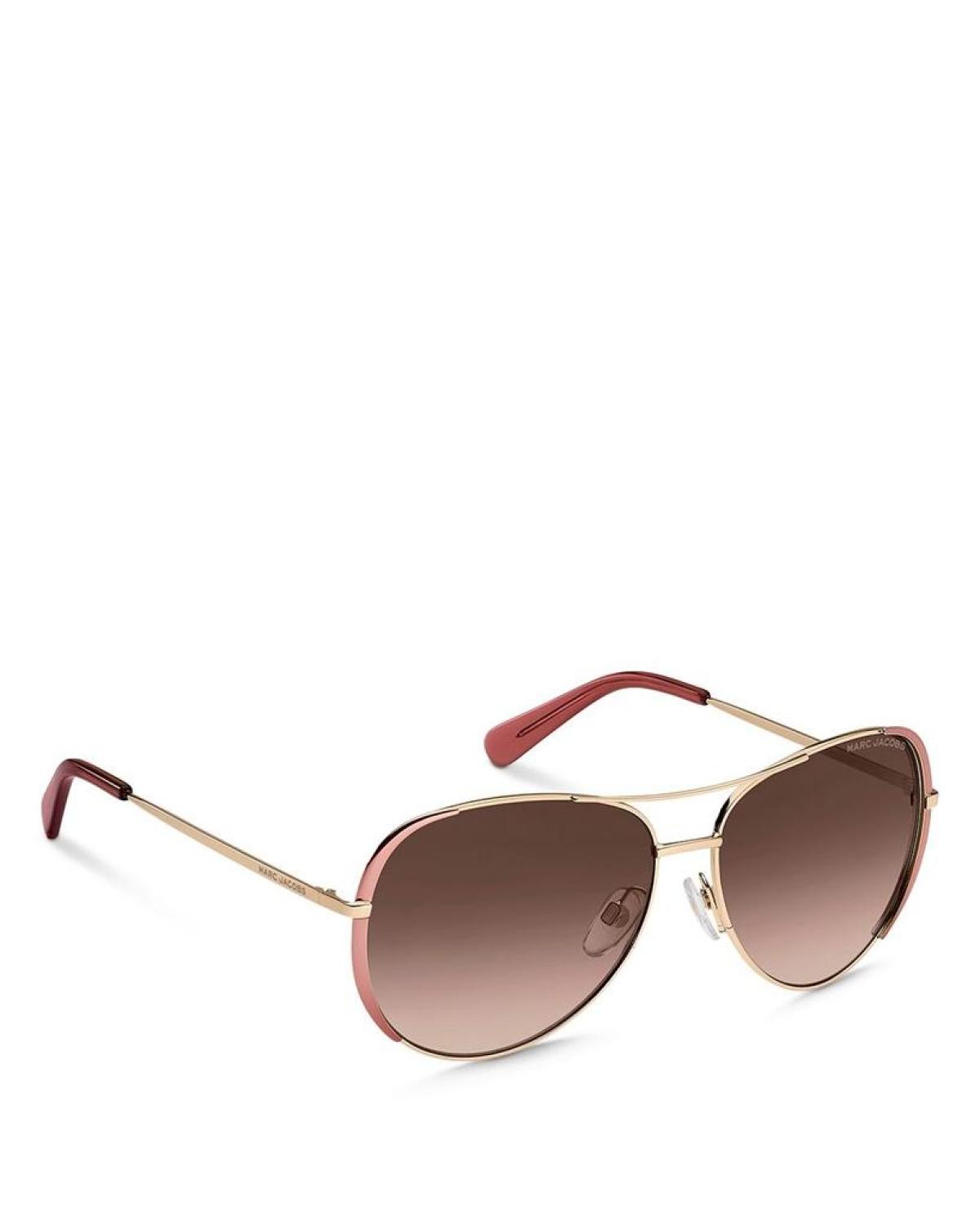 Marc Aviator Sunglasses, 59mm