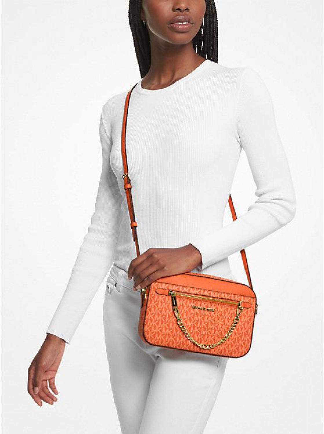 Jet Set Large Logo Crossbody Bag