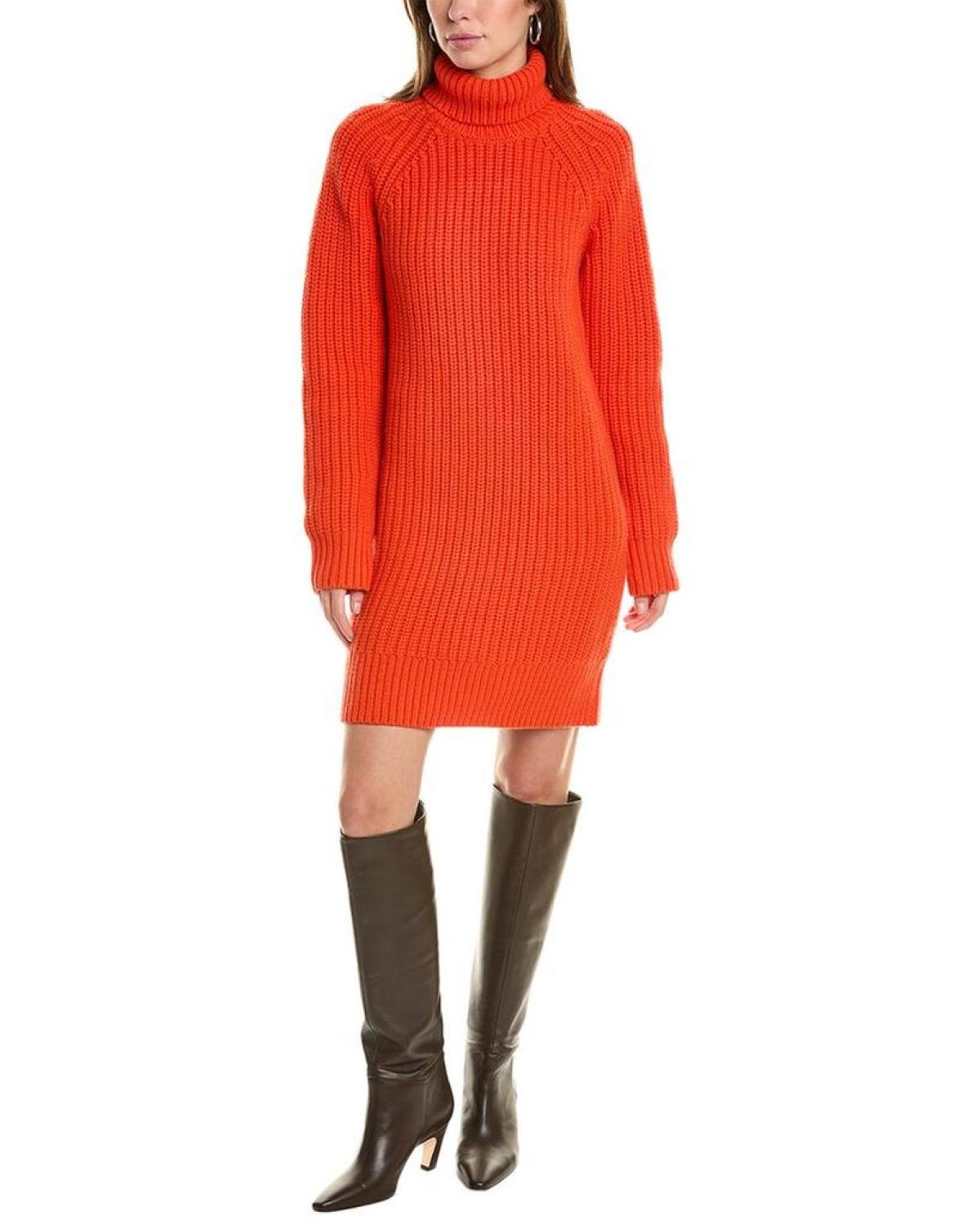 Michael Kors Collection Shaker Turtleneck Cashmere Dress Michael Kors Collection Shaker Turtleneck Cashmere Dress