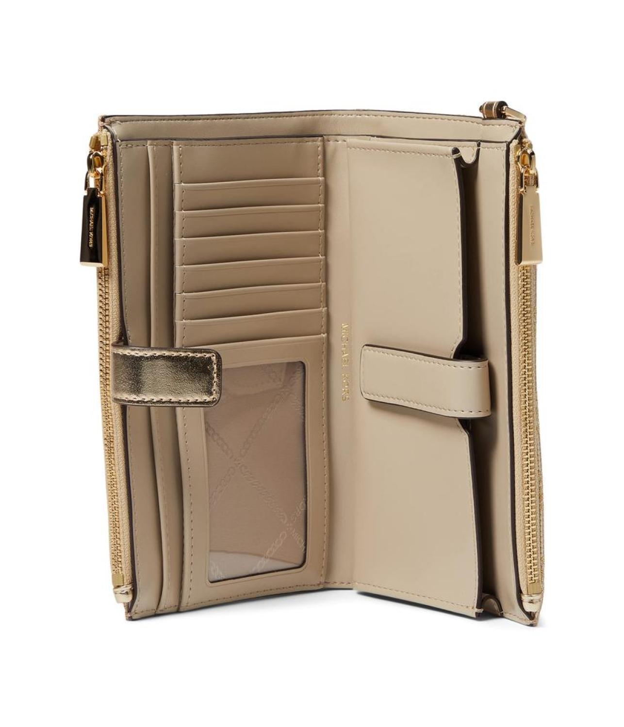 Jet Set Double Zip Wristlet