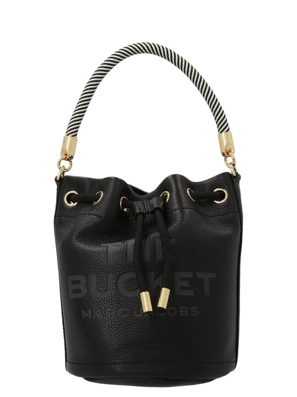 Marc Jacobs Logo Embossed Bucket Bag
