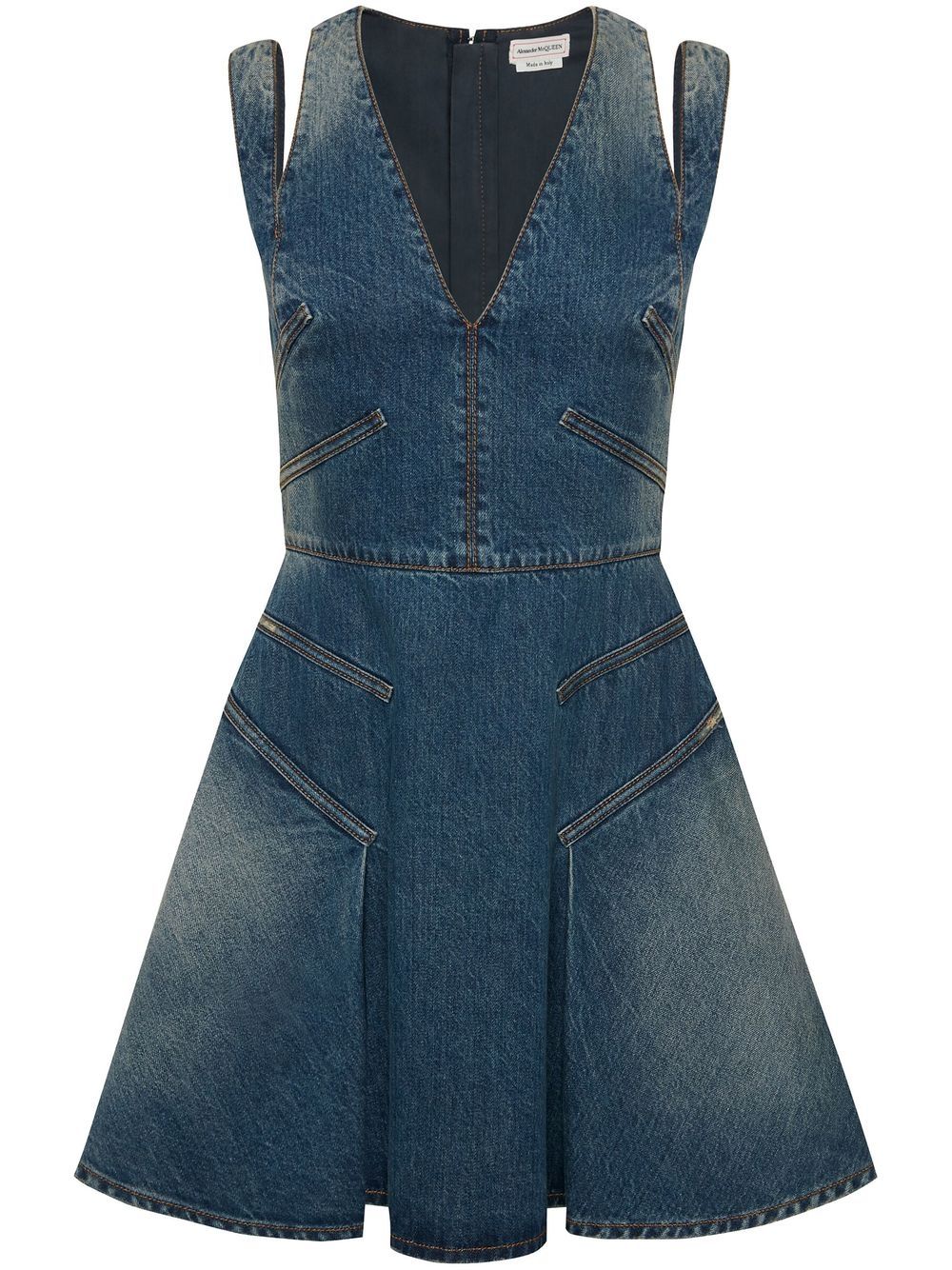 Alexander McQueen Dresses Blue