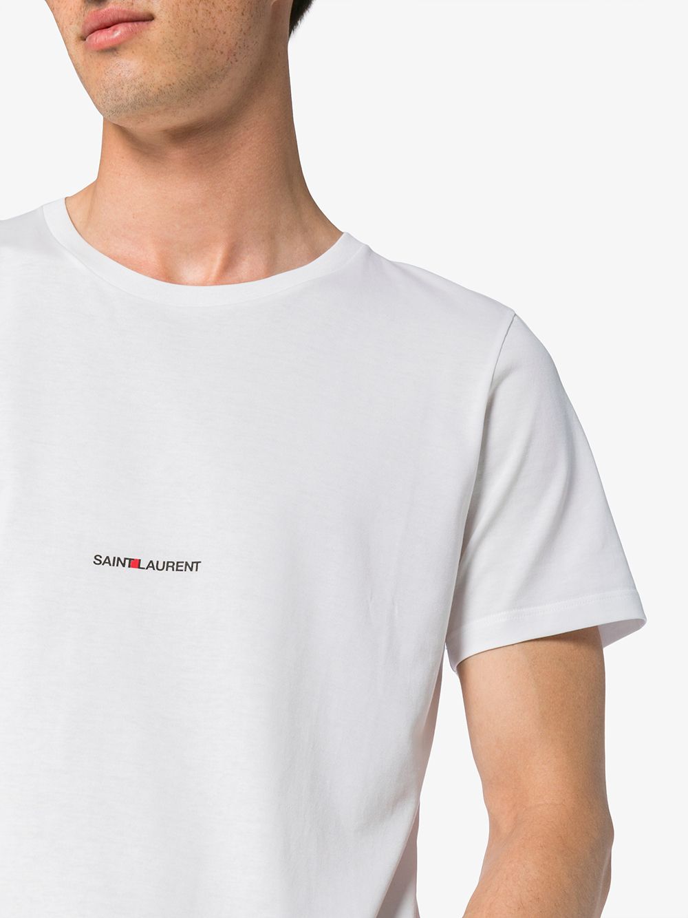 Saint Laurent T-shirts and Polos White