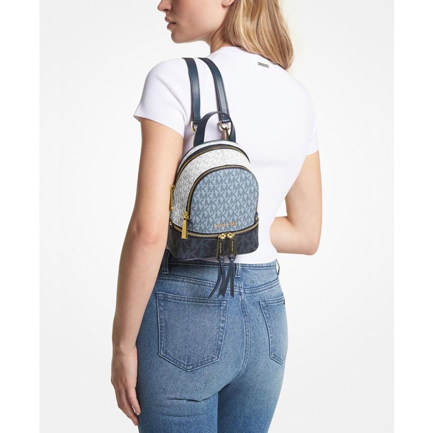 Logo Rhea Zip Extra Small Messenger Backpack
