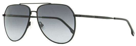 Hugo Boss Men's Pilot Sunglasses B1447S 0031I Matte Black 61mm