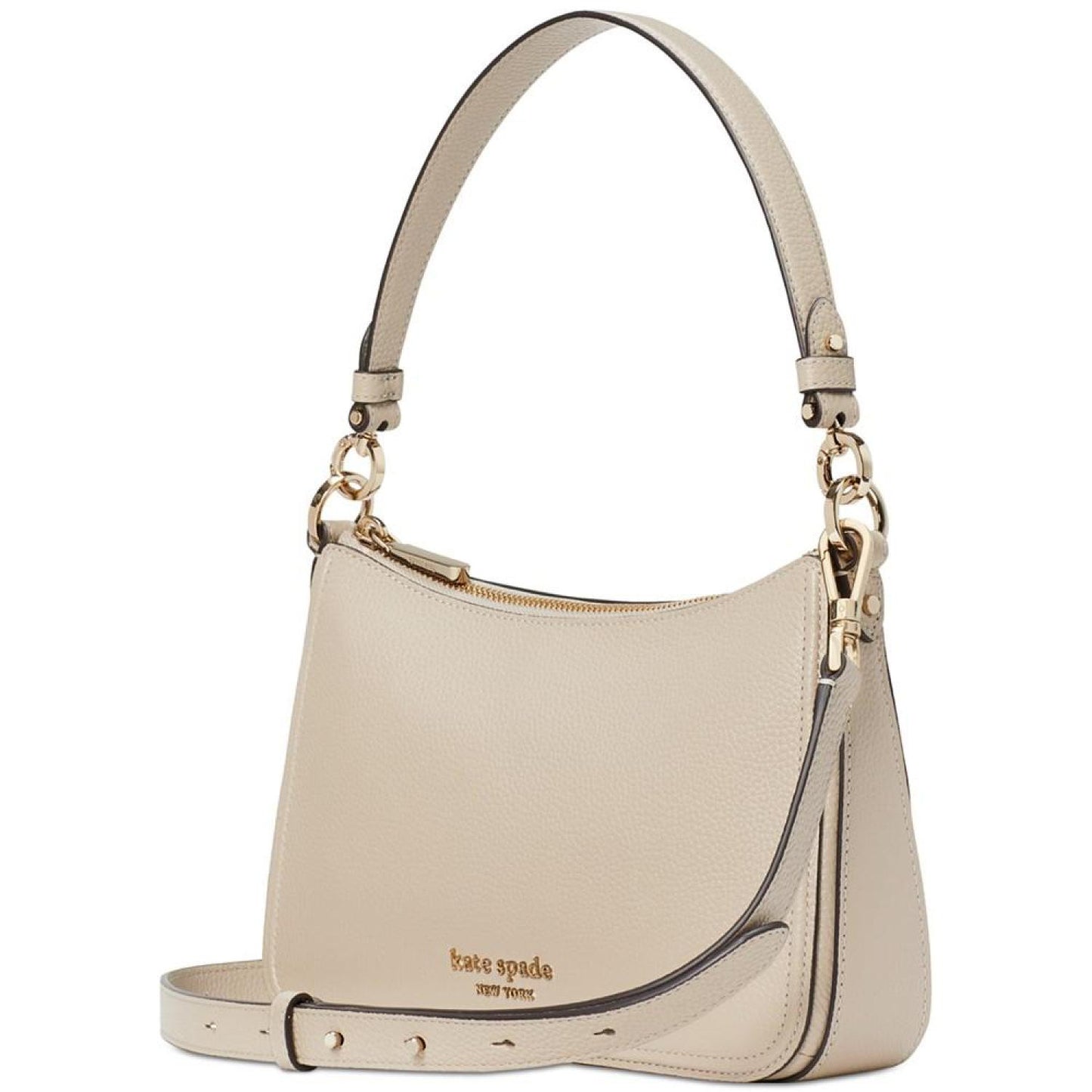 Hudson Pebbled Leather Medium Convertible Crossbody