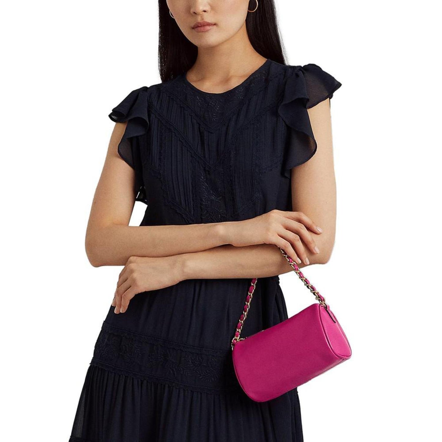 Emelia Mini Nappa Leather Shoulder Bag