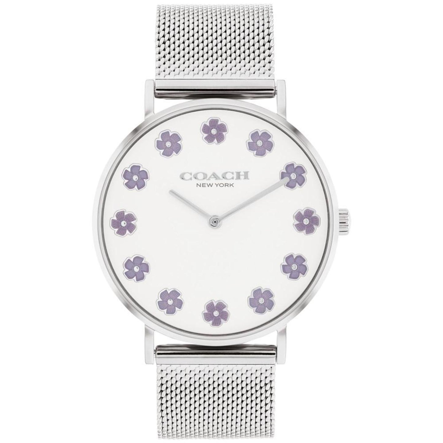 Women's Perry Quartz Silver-Tone Stainless Steel Mesh Bracelet Watch 36mm
