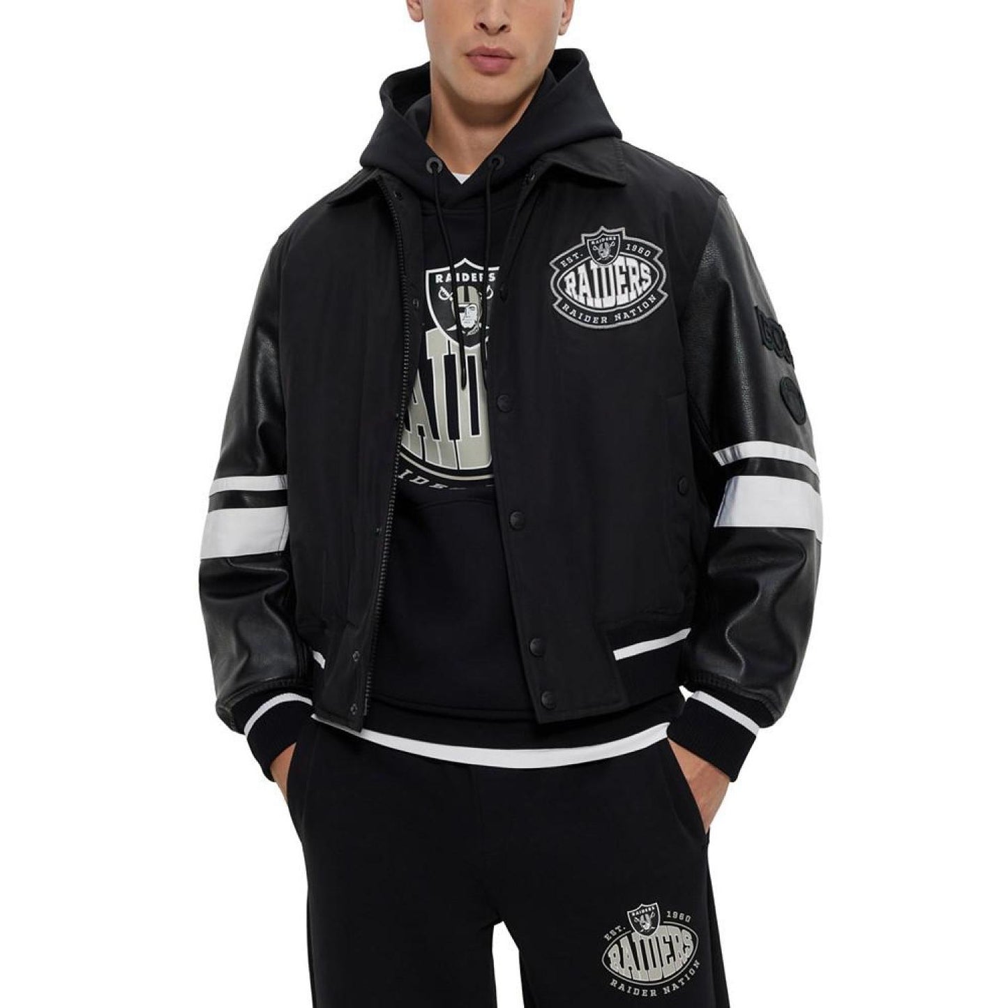 Men's BOSS x NFL Water-Repellent Bomber Jacket