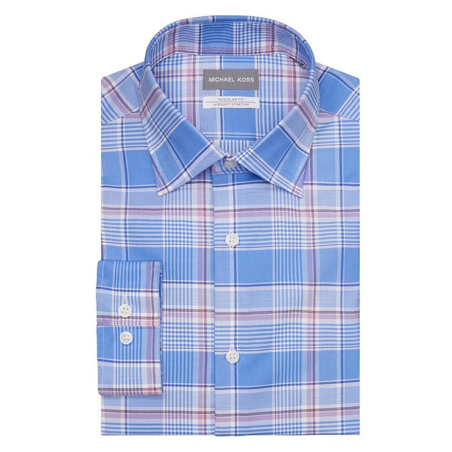 Men's Airsoft Regular Fit Performance Dress Shirt