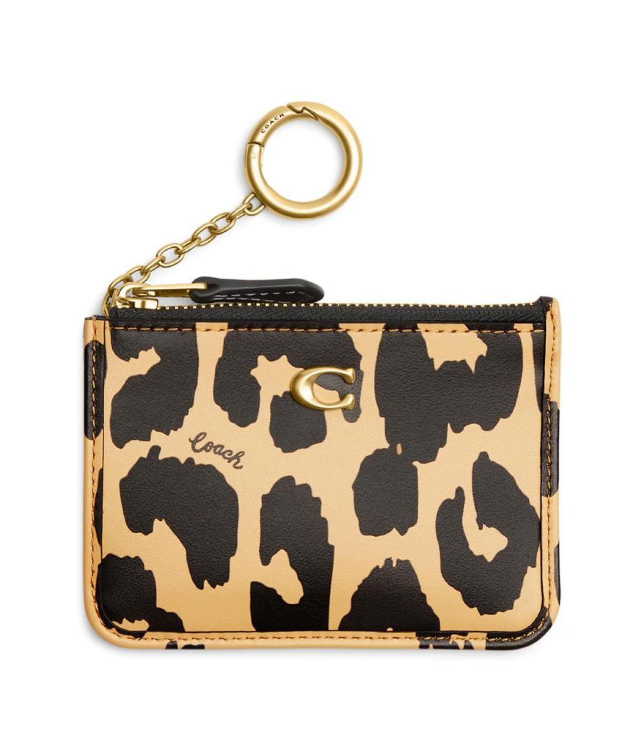 Printed Leather Mini ID Skinny