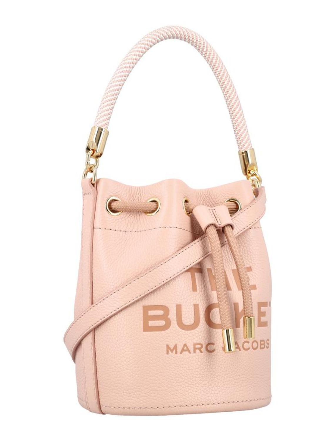 Marc Jacobs Logo Embossed Bucket Bag