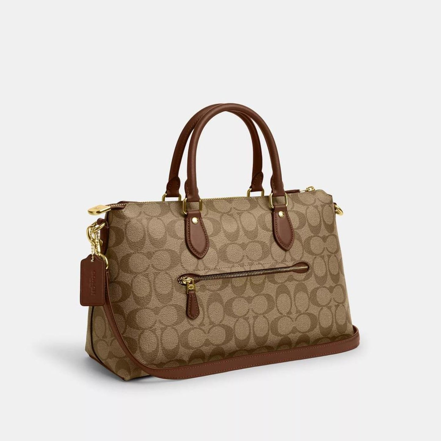 Coach Outlet Georgia Satchel In Signature Canvas