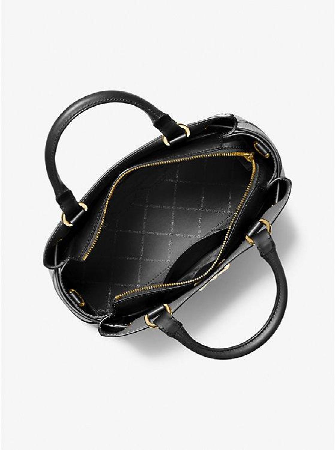 Reed Large Leather Belted Satchel