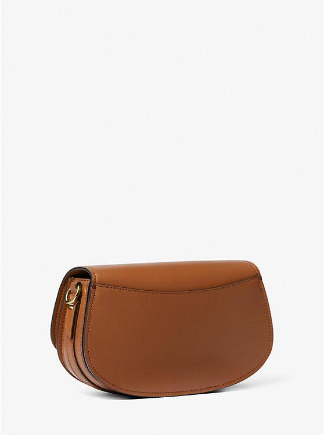 Mila Medium Leather Messenger Bag