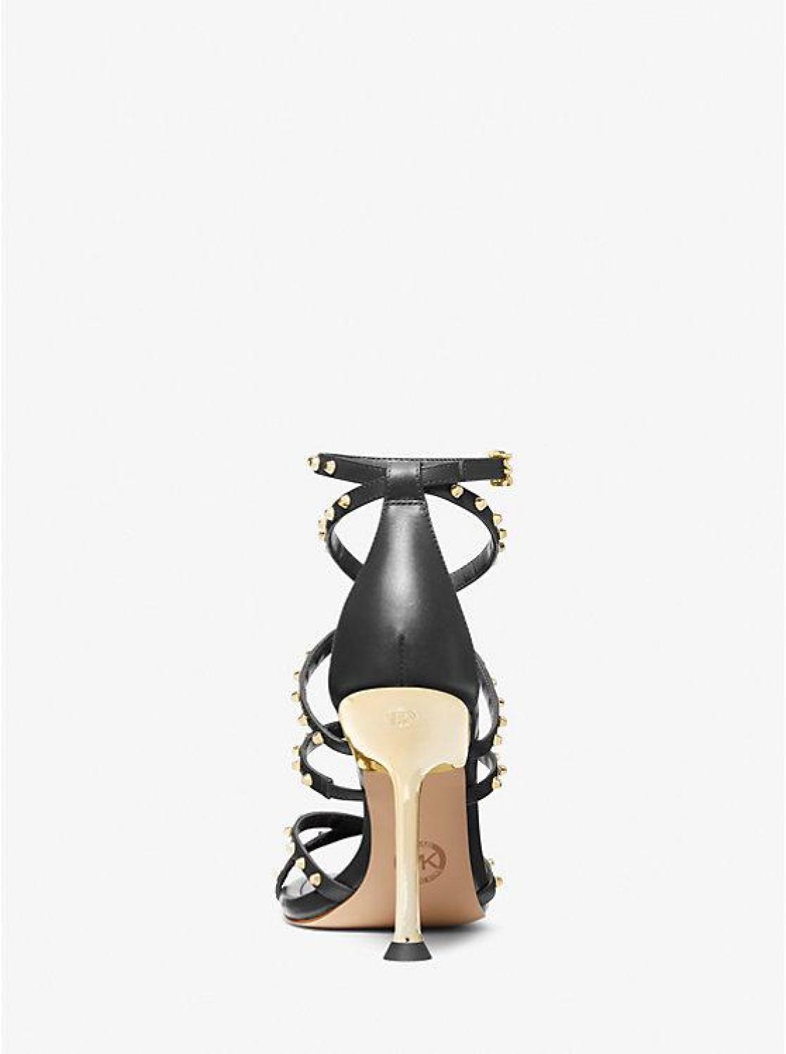Imani Studded Leather Sandal