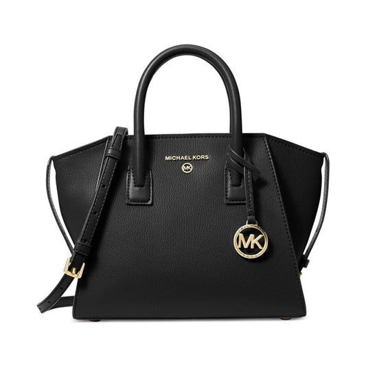 Leather Avril Small Top Zip Satchel