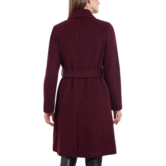 Women's Wool Blend Belted Wrap Coat