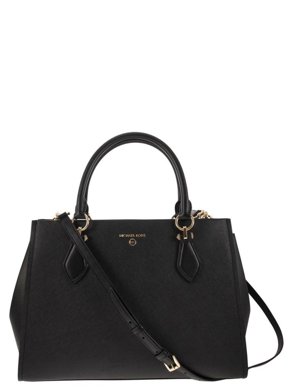 Michael Michael Kors Logo Plaque Zipped Tote Bag