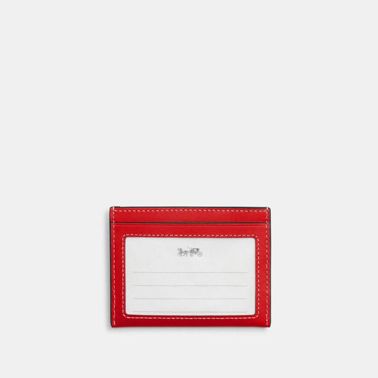 Coach Outlet Disney X Coach Slim Id Card Case With Winter Motif