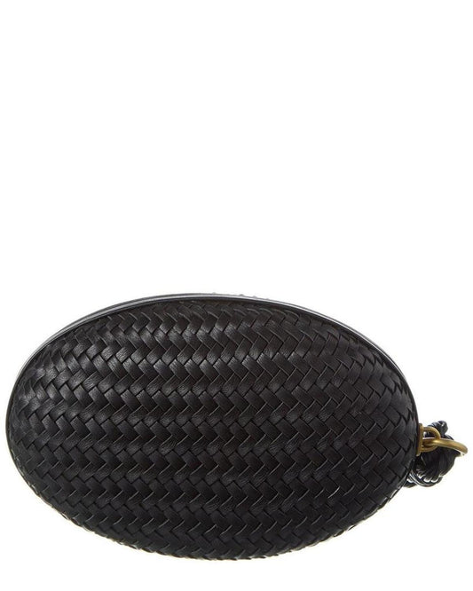 Michael Kors Woven Leather Minaudiere