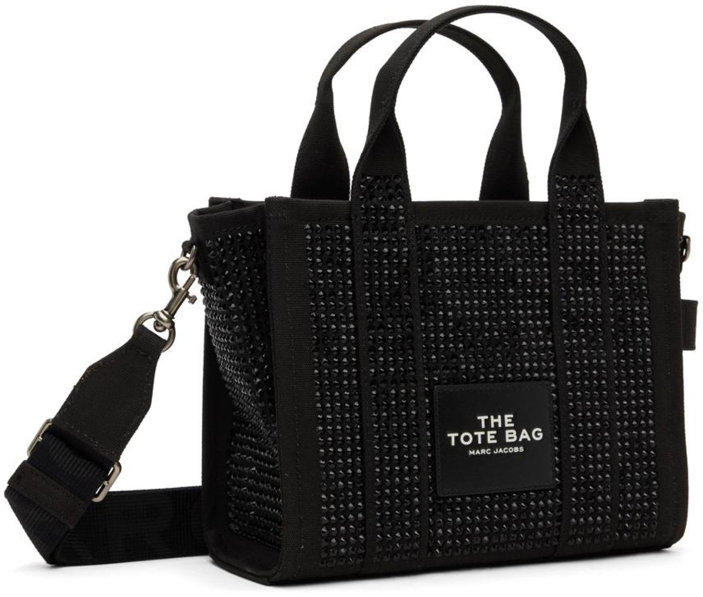 Black 'The Crystal Canvas Small' Tote