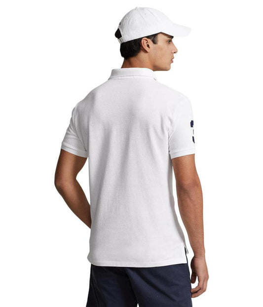 Custom Slim Fit Mesh Polo Shirt