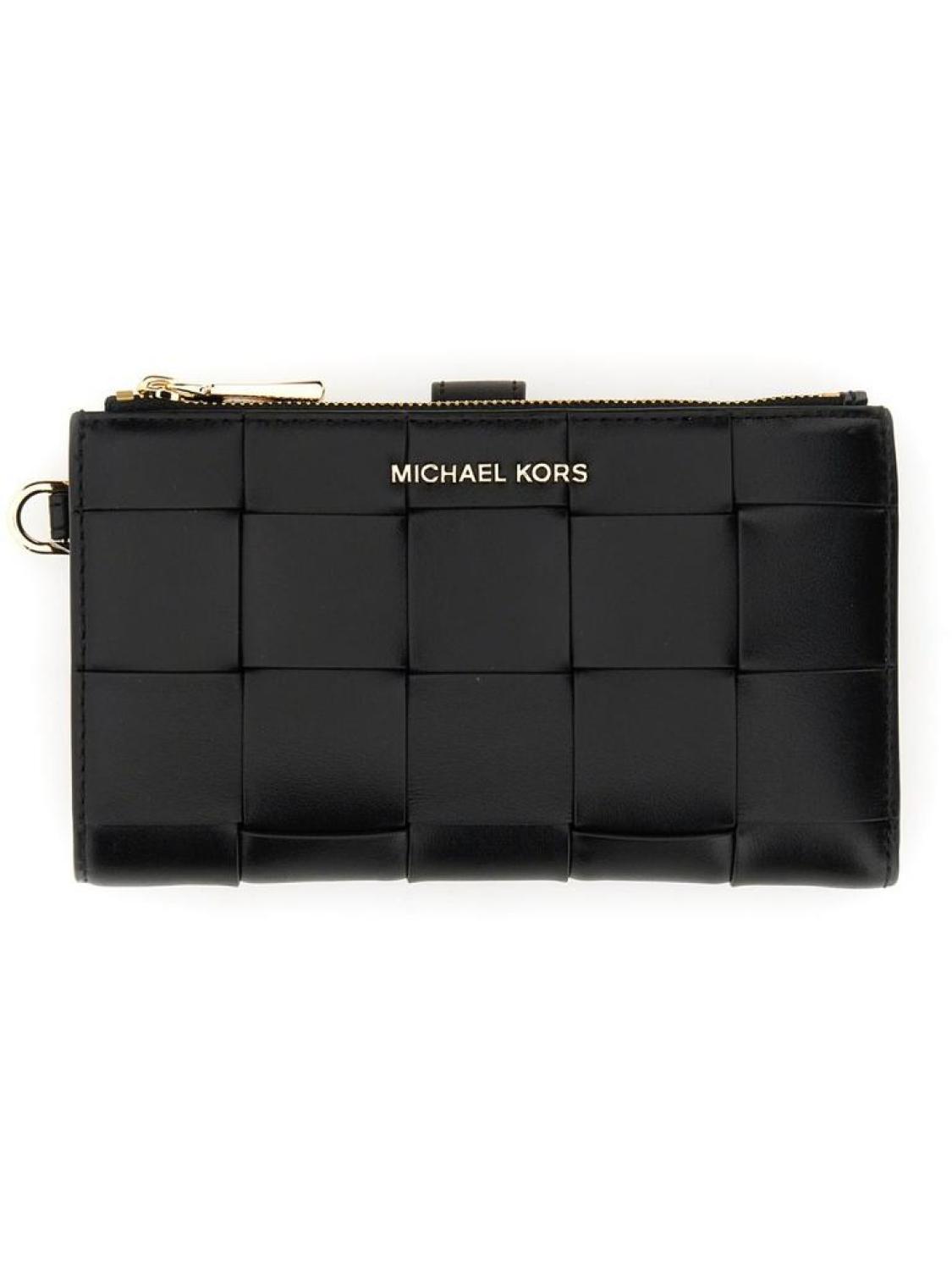 Michael Michael Kors Interwoven Zipped Wallet