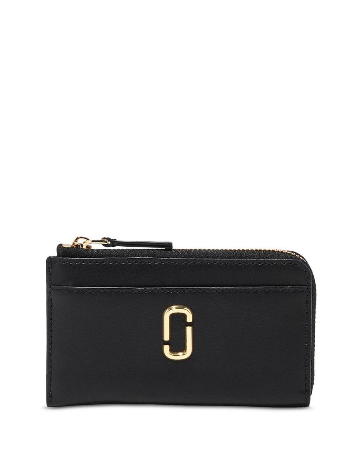 The J Marc Top Zip Wallet