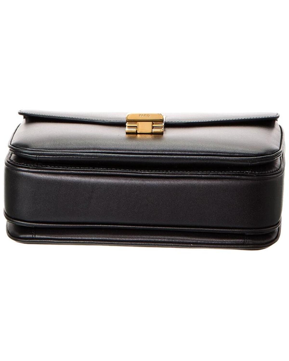 CELINE C Medium Leather Shoulder Bag (Authentic Pre-Owned)
