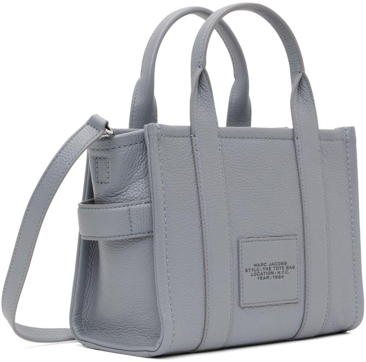 Gray 'The Leather Small' Tote