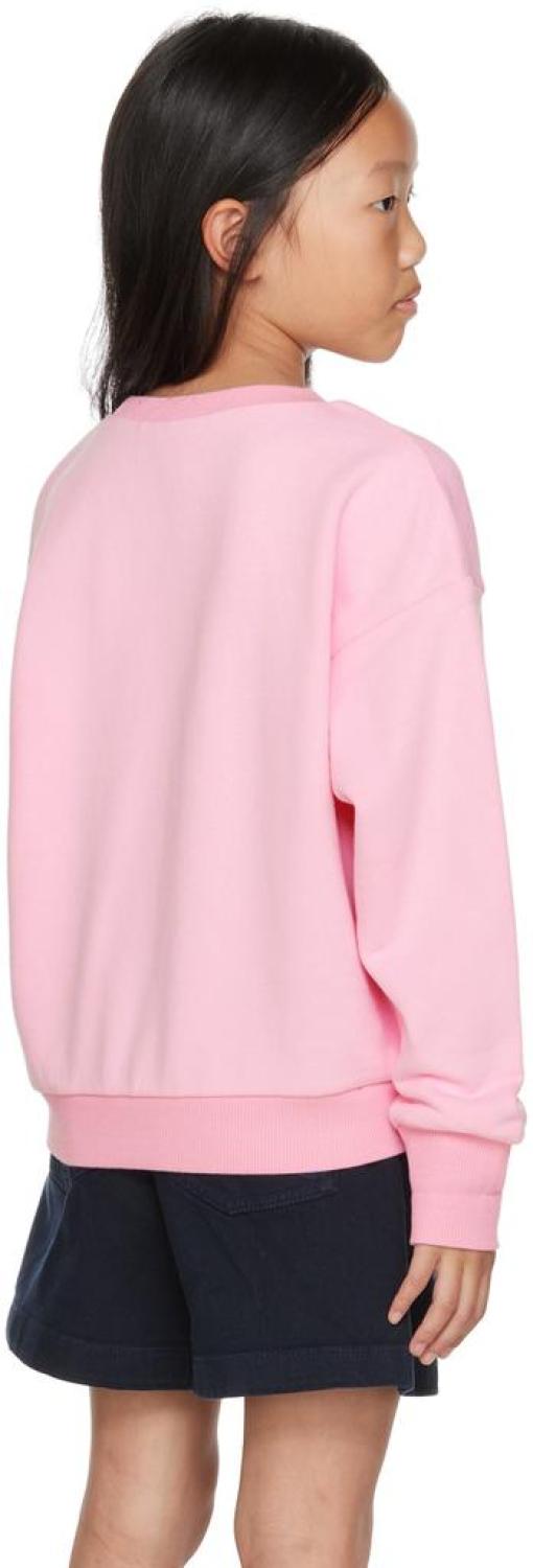 Kids Pink Urban Jungle Detachable Patch Sweatshirt