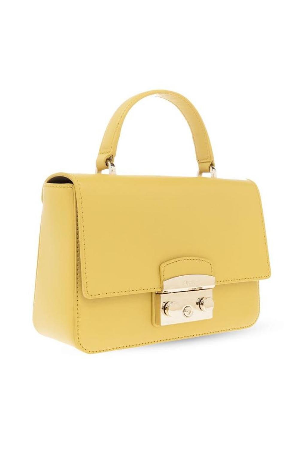 Furla Metropolis Push-Lock Detailed Mini Top Handle Bag