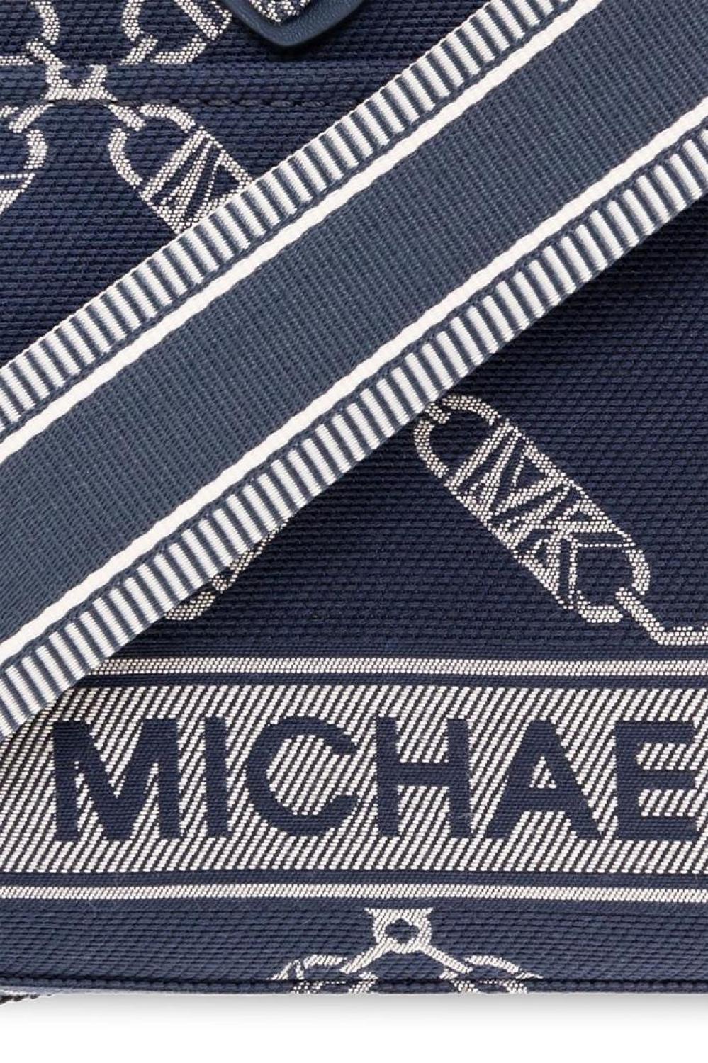 Michael Michael Kors Gigi Empire Logo Jacquard Top Handle Bag