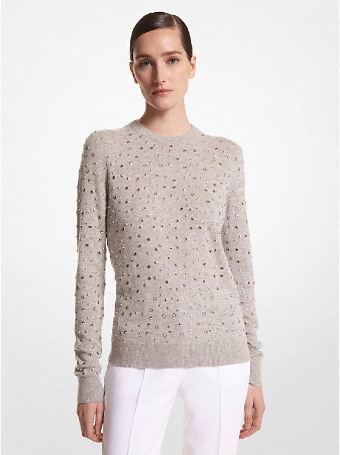 Embellished Cashmere Sweater