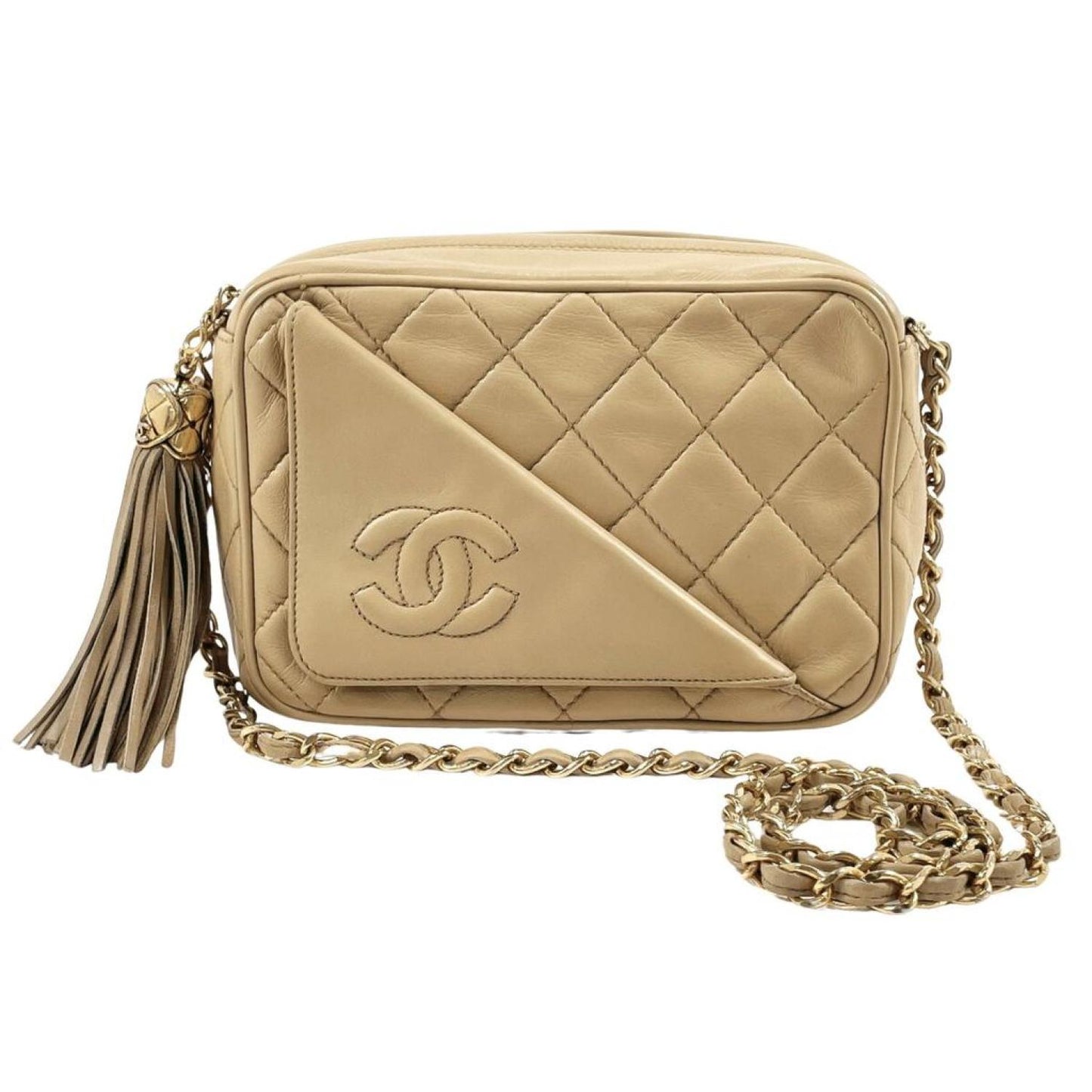 Chanel Camera Leather Shoulder Bag (Pre-Owned)