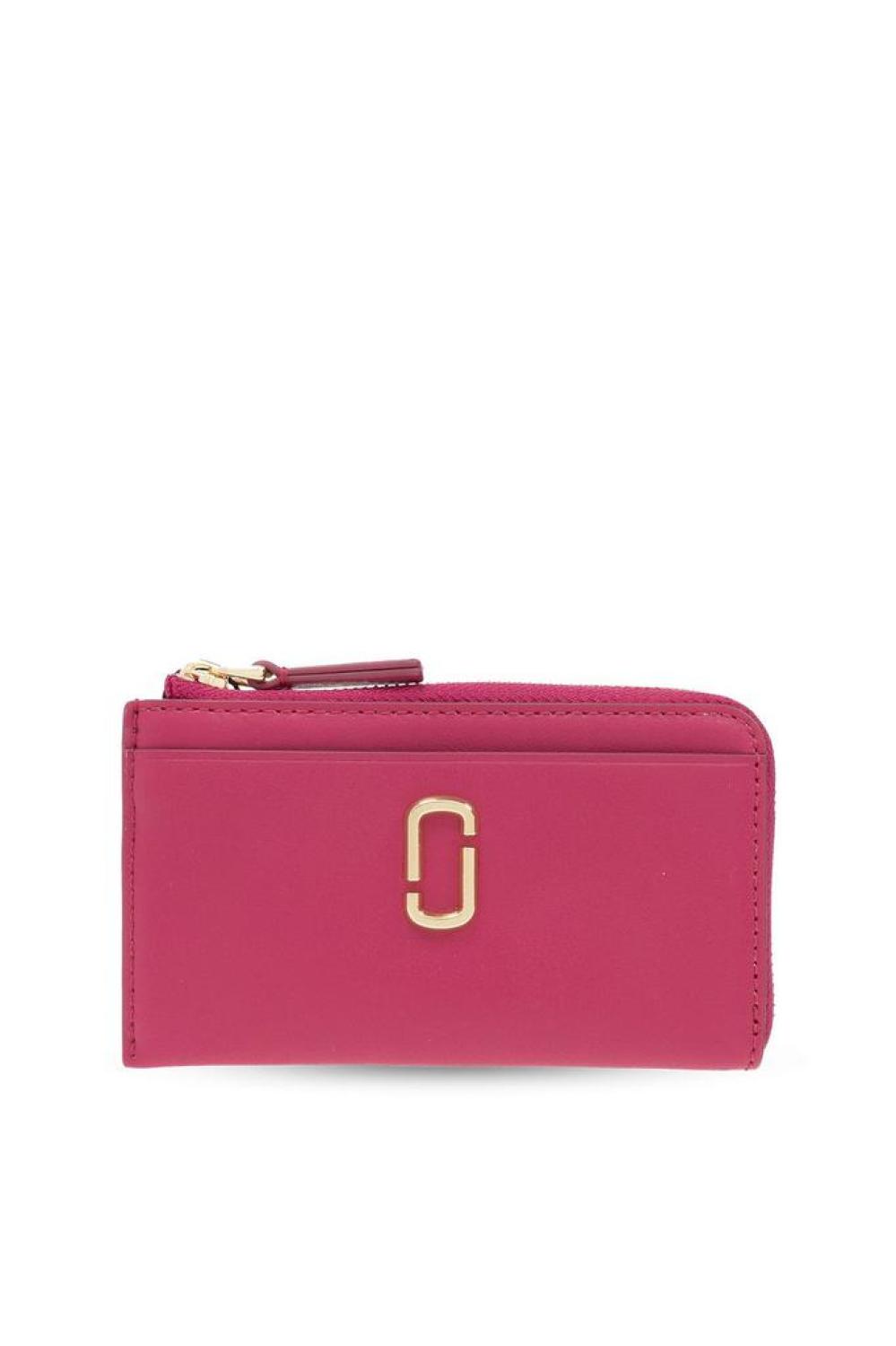Marc Jacobs Logo Plaque Zip-Up Wallet