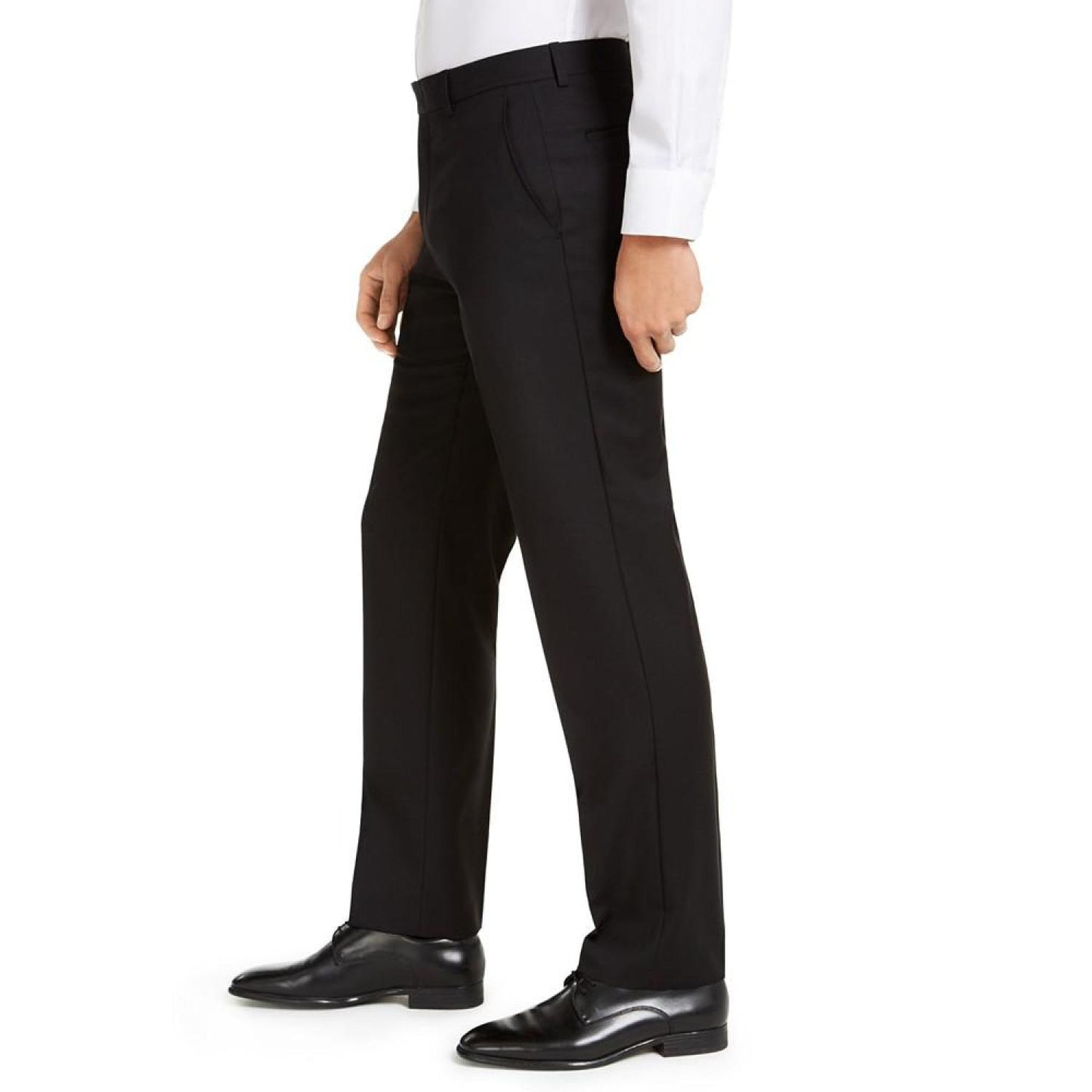 Men's Modern-Fit Airsoft Stretch Suit Pants