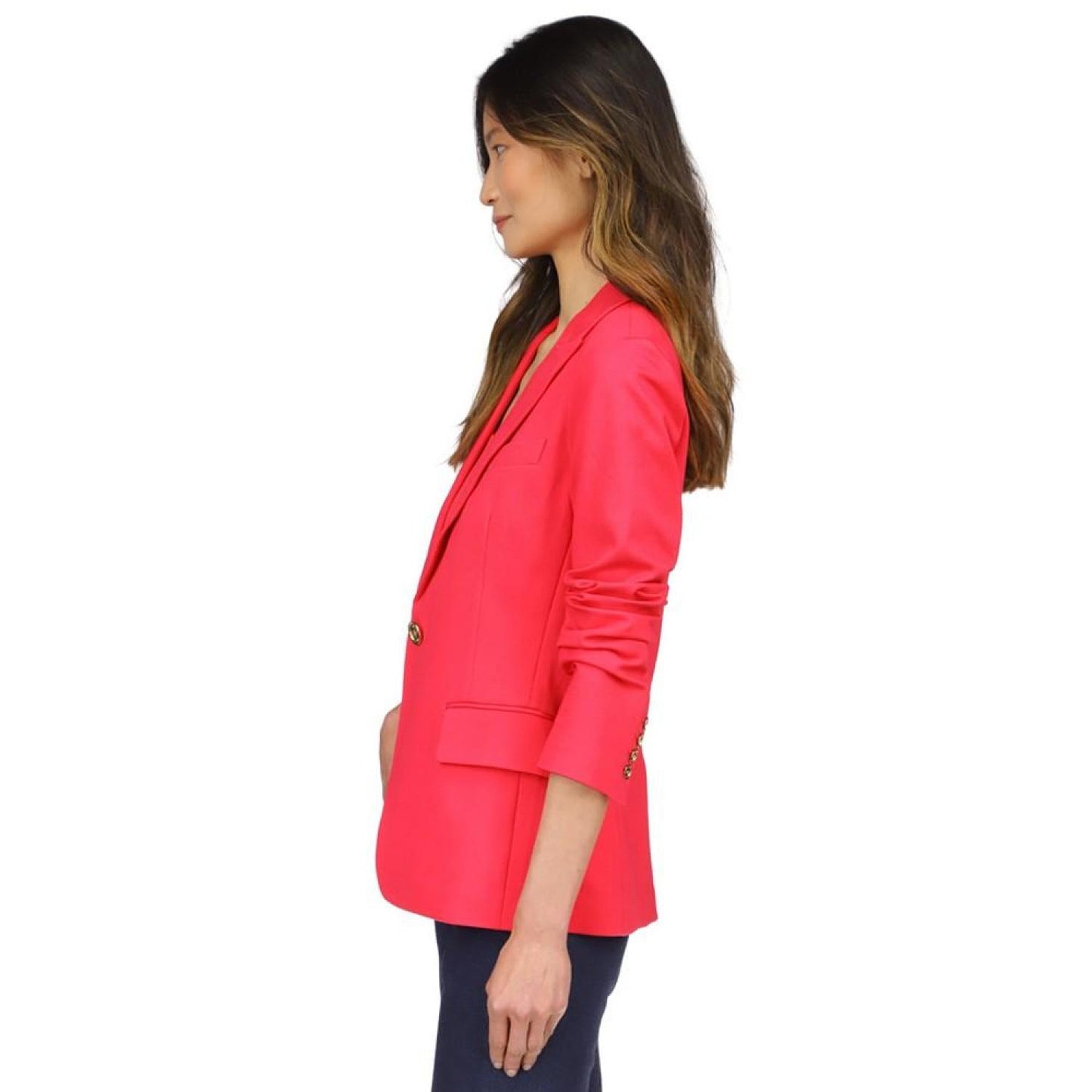 Petite Knit One-Button Blazer, Regular & Petite