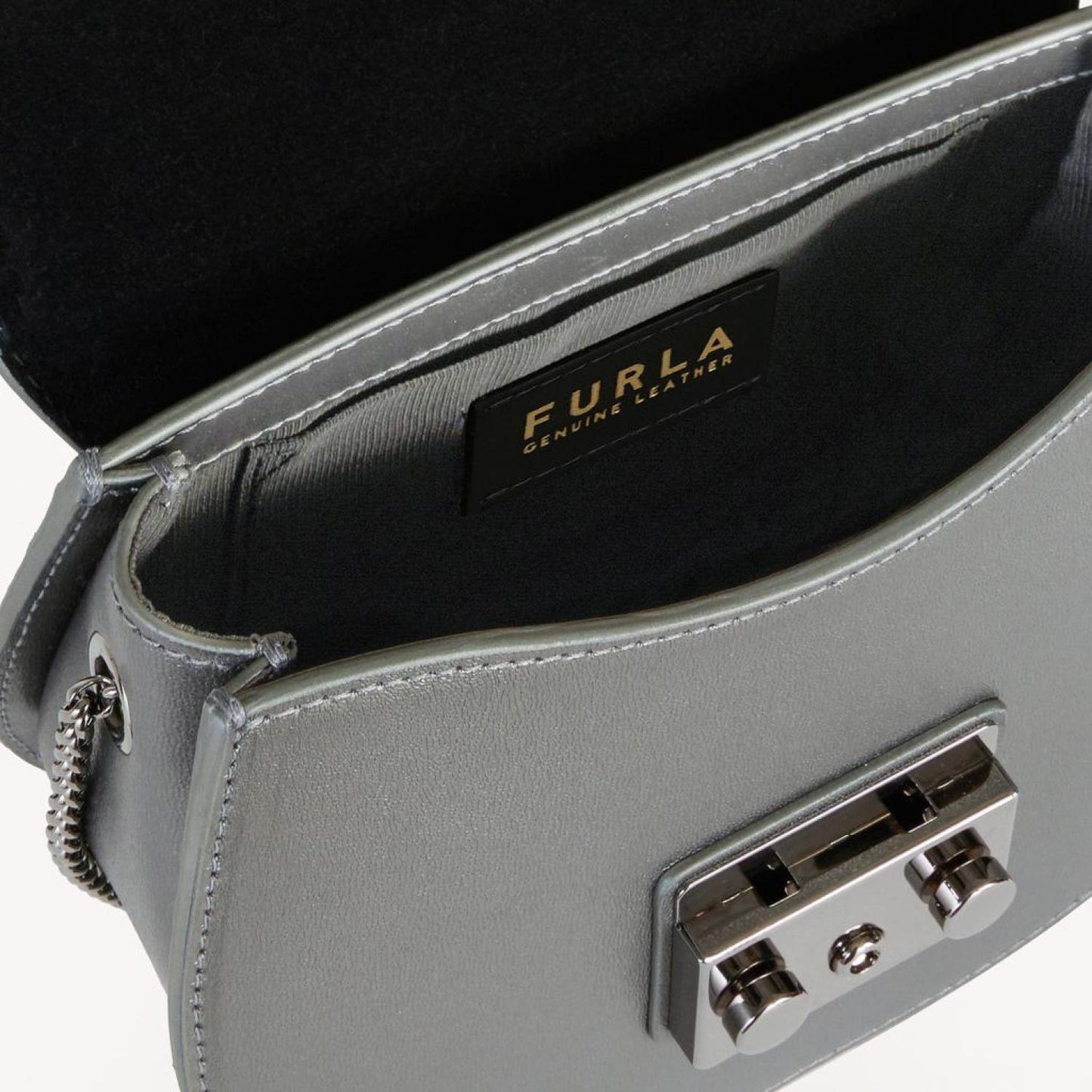 Furla Metropolis Mini Crossbody Metallic