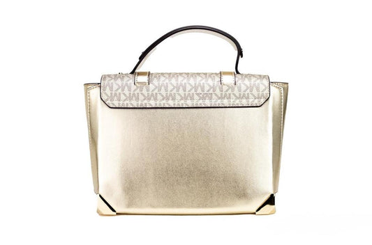 Michael Kors Manhattan Medium Pale  Leather Top Handle Satchel Bag Women's Purse