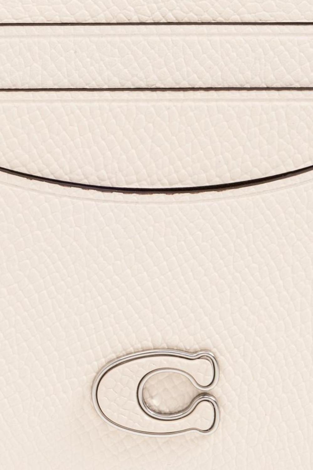 Coach Logo Plaque Card Case