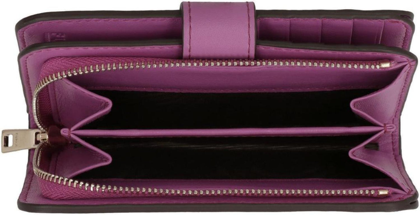 Furla Logo-Plaque Zipped Wallet