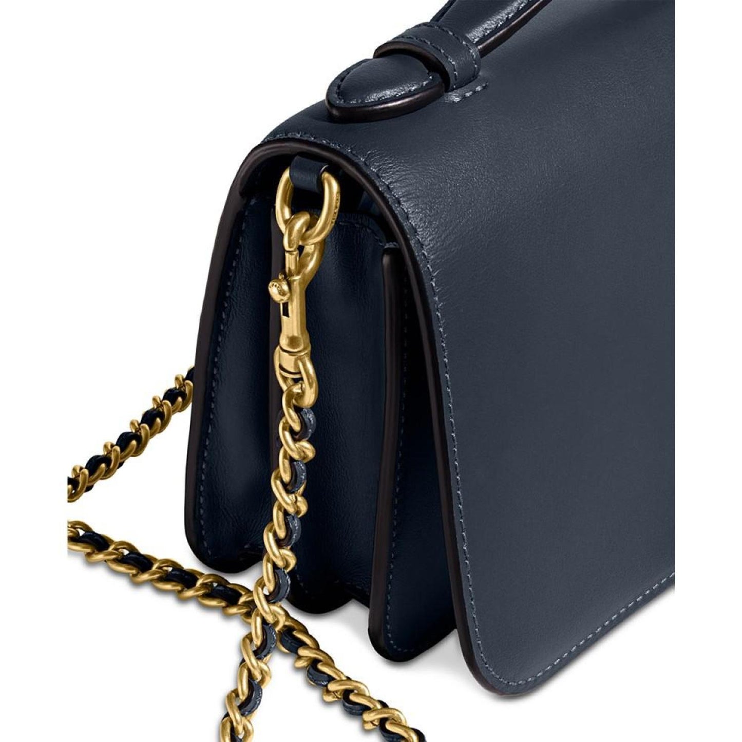 Bea Mini Leather Snap Closure Crossbody