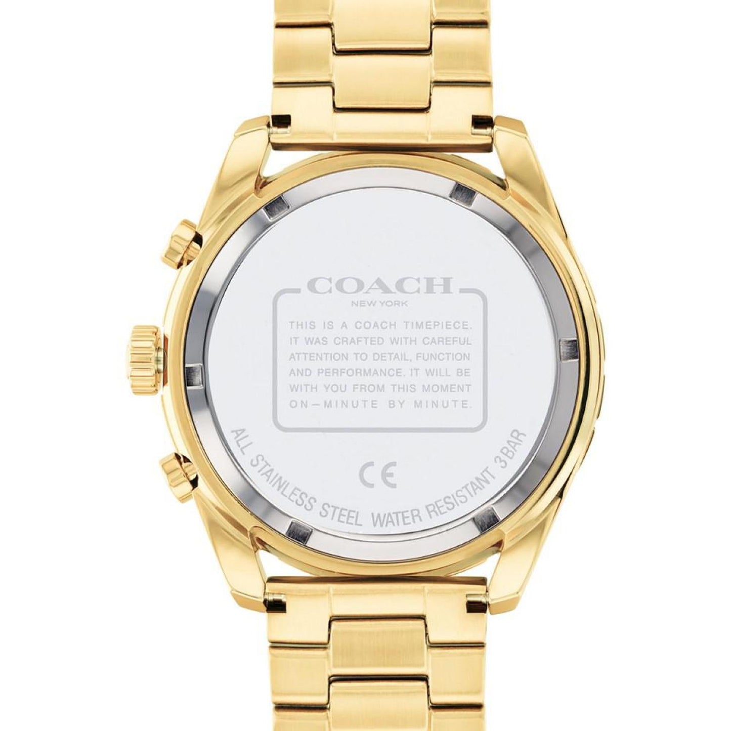 Men's Preston Chronograph Gold-Tone Bracelet Watch 44mm