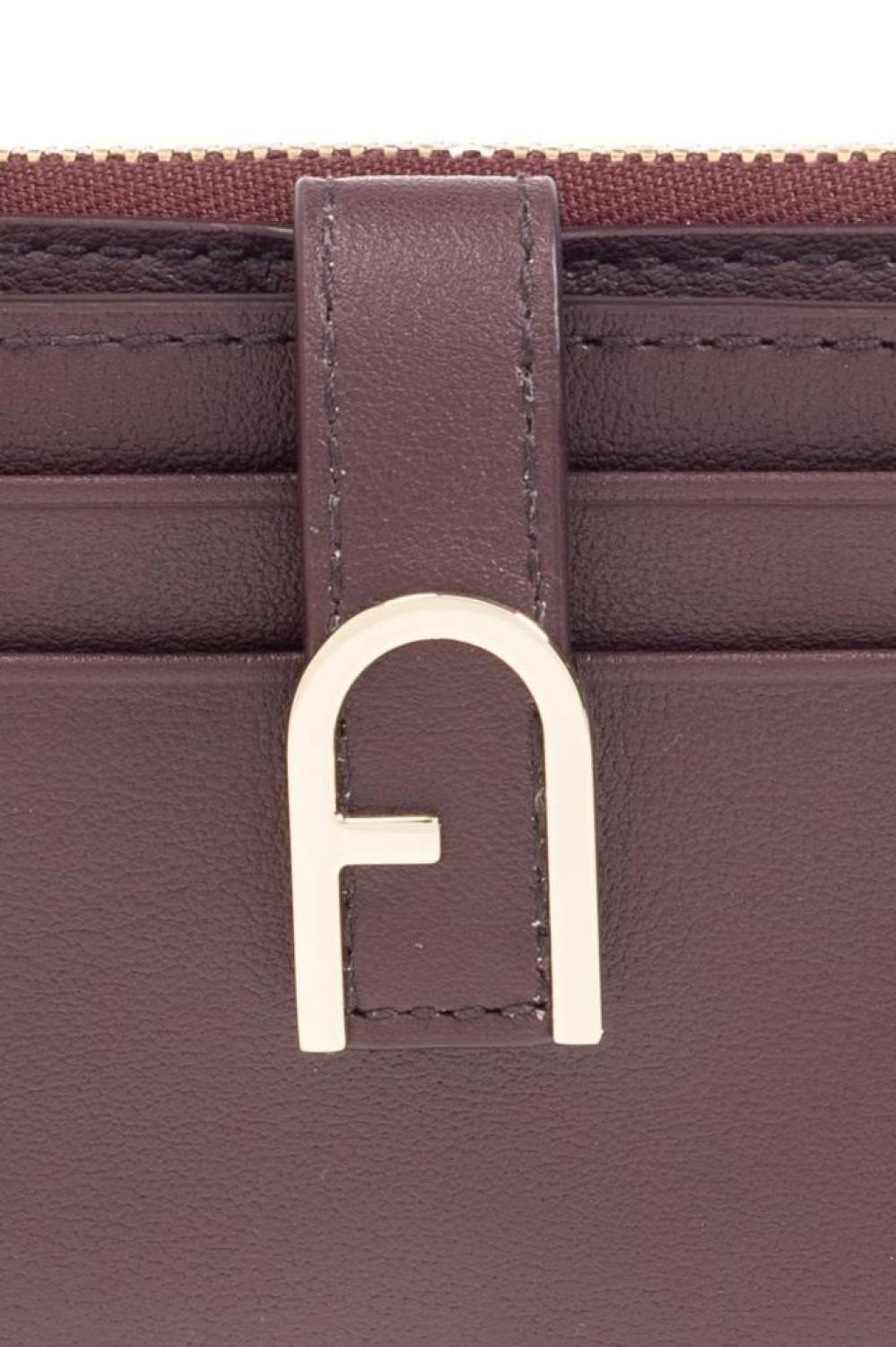 Furla Flow Logo Plaque Card Case